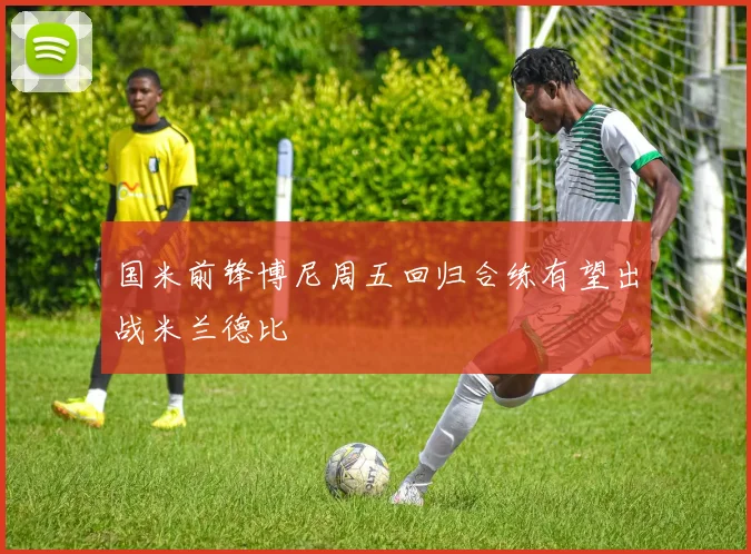 国米前锋博尼周五回归合练有望出战米兰德比